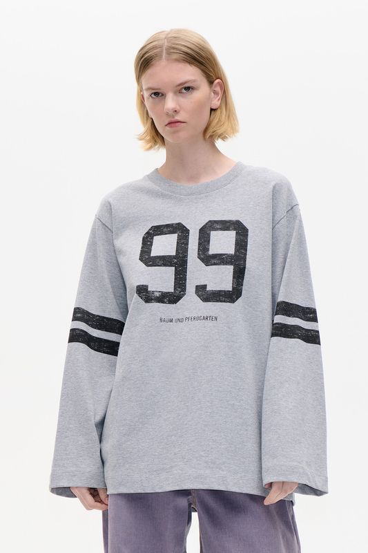 Baum und Pferdgarten Top Jeevana Grey Melange