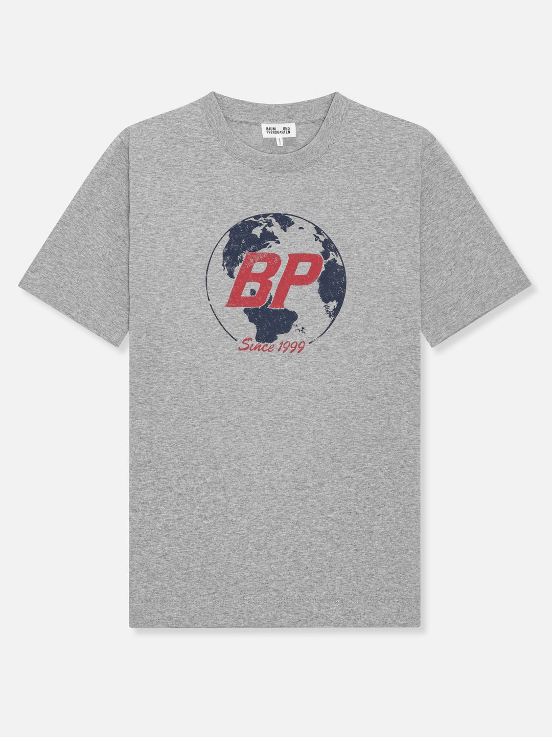 Baum und Pferdgarten T-Shirt Janina Grey Melange Earth