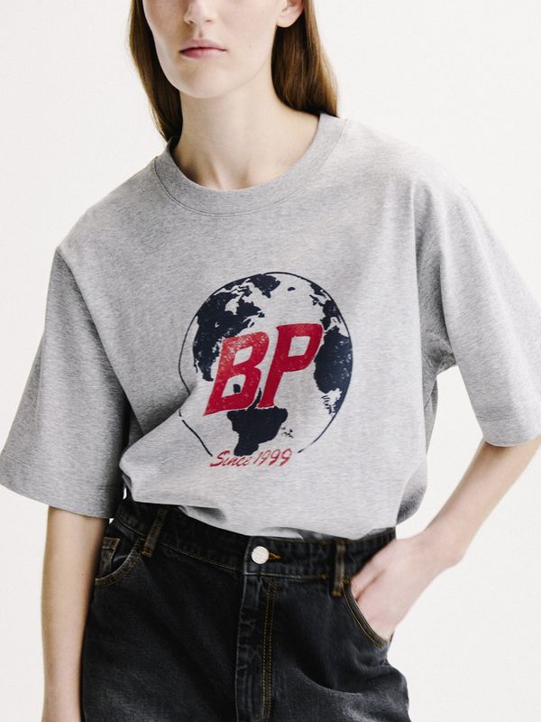 Baum und Pferdgarten T-Shirt Janina Grey Melange Earth