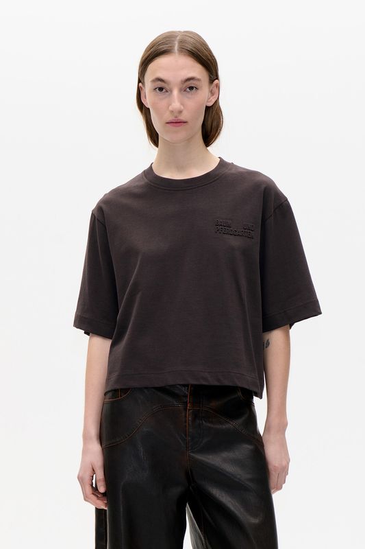 Baum und Pferdgarten T-Shirt Jiana Molé Brown