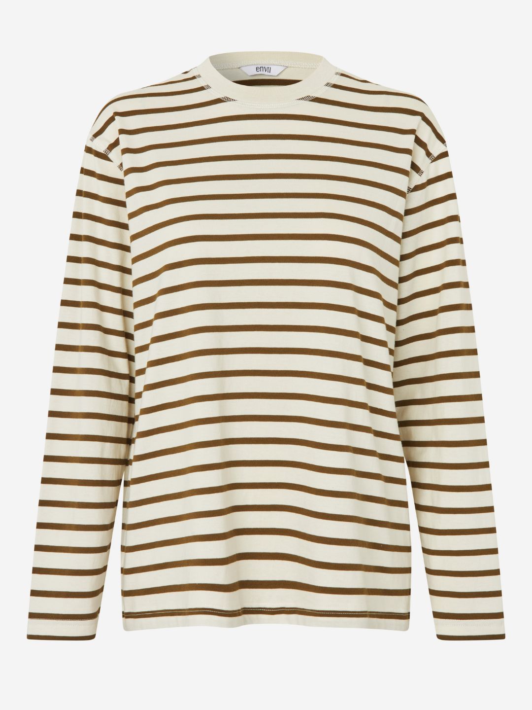 Envii ENKulla LS Stripe Olive Birch Stripe