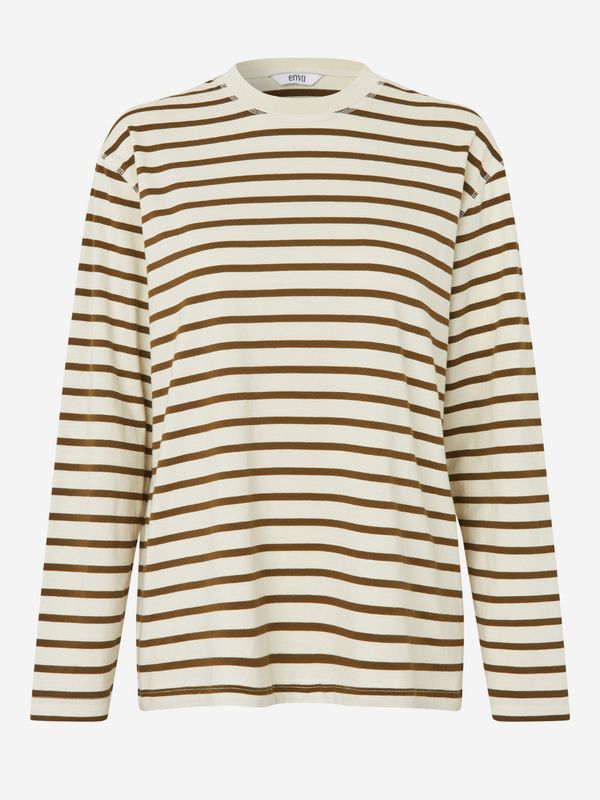 Envii ENKulla LS Stripe Olive Birch Stripe