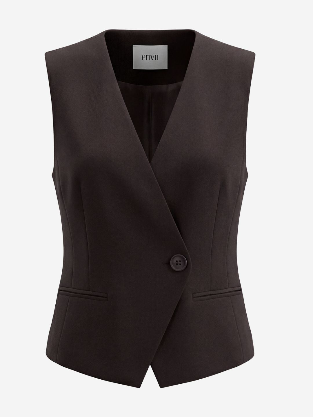 Envii ENRaye Short Vest Chocolate Torte