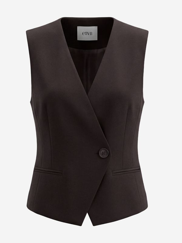 Envii ENRaye Short Vest Chocolate Torte
