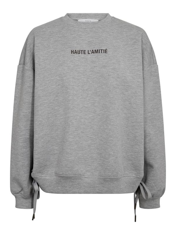 Haute L'Amitie New Studio Tie Sweat Grey Melange