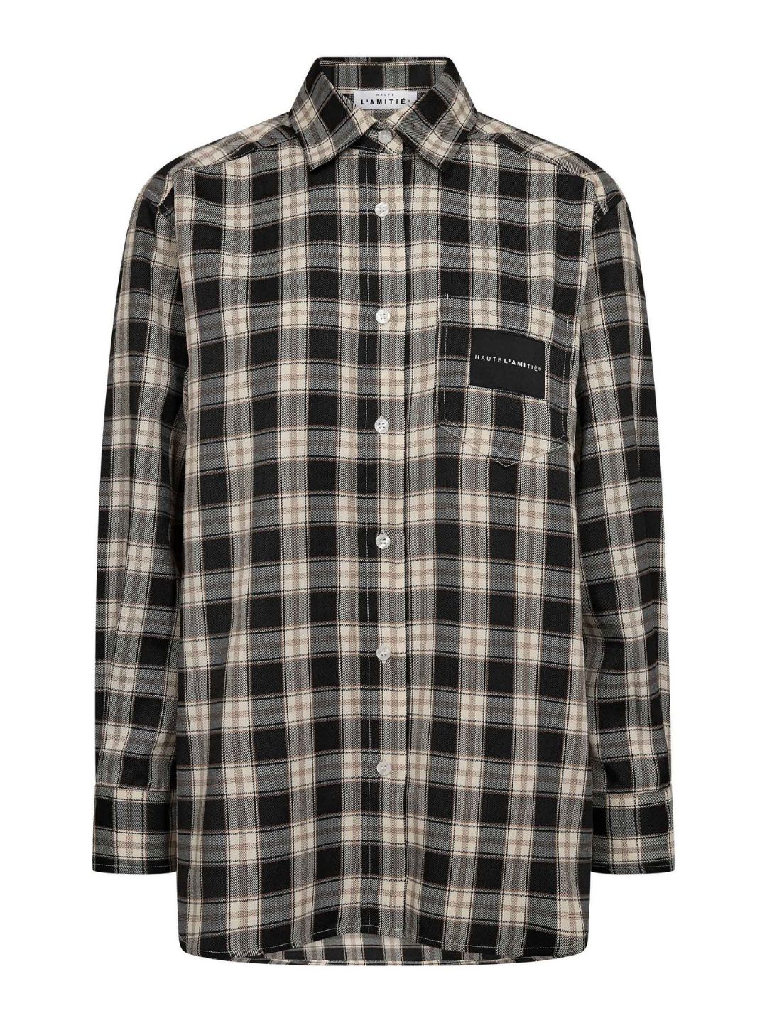 Haute L'Amitie Early Haute Check Shirt Black