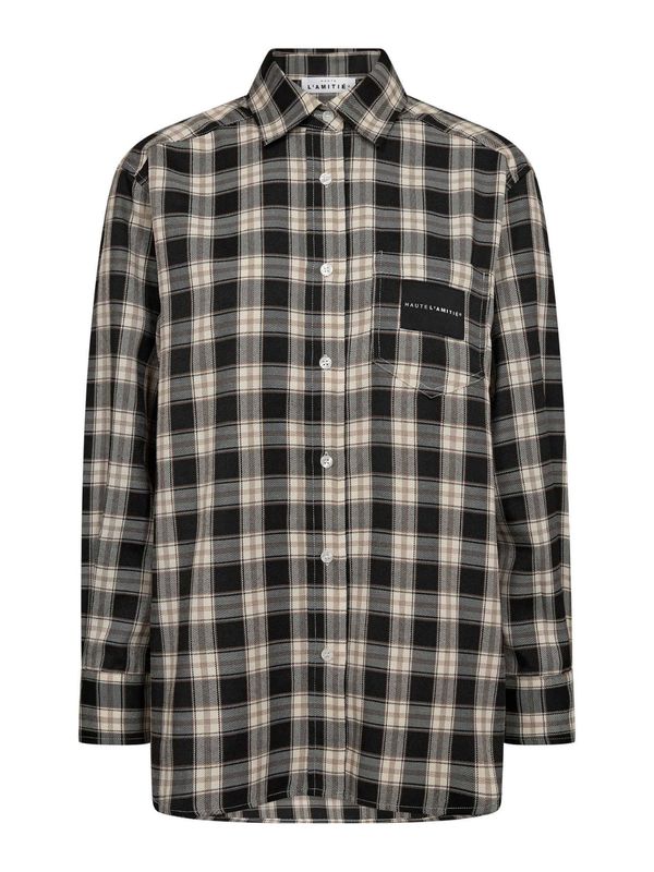 Haute L'Amitie Early Haute Check Shirt Black