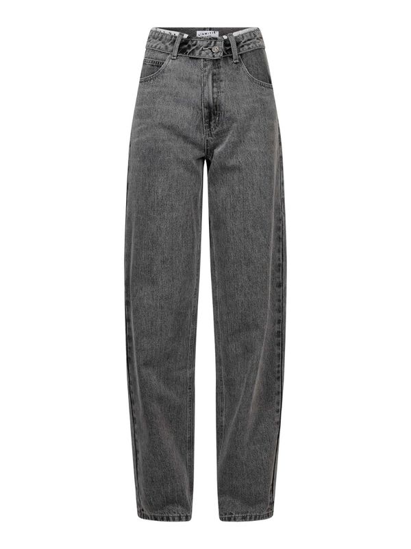 Haute L'Amitie Flip Barrel Grey Tall Jeans