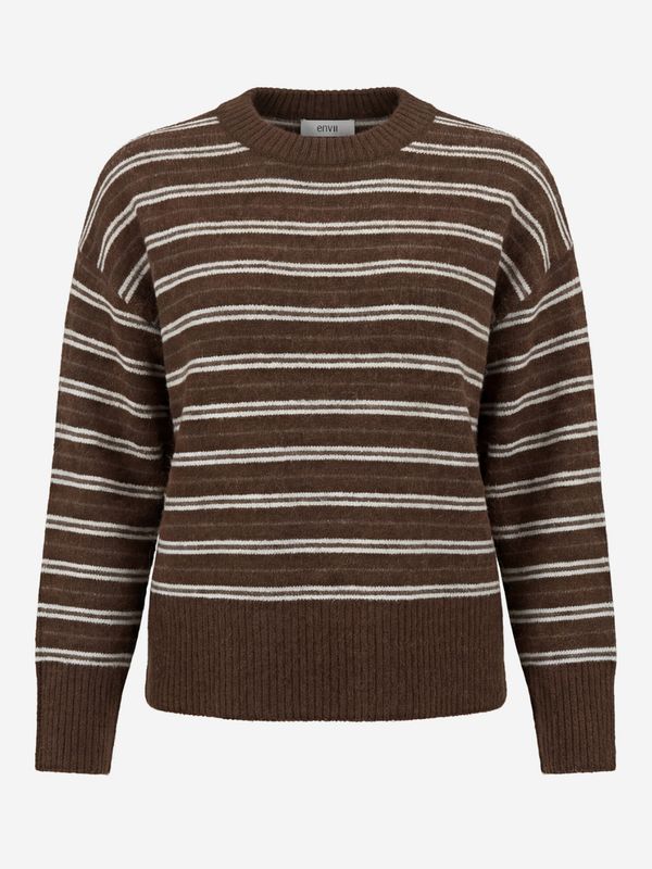 Envii ENAda LS Split Knit Pine Stripe