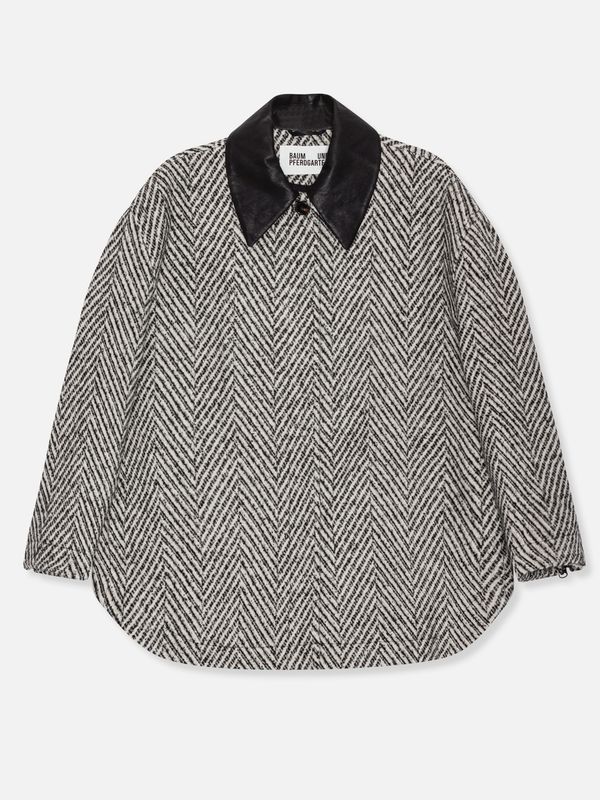 Baum und Pferdgarten Berfe Jas Black White Herringbone