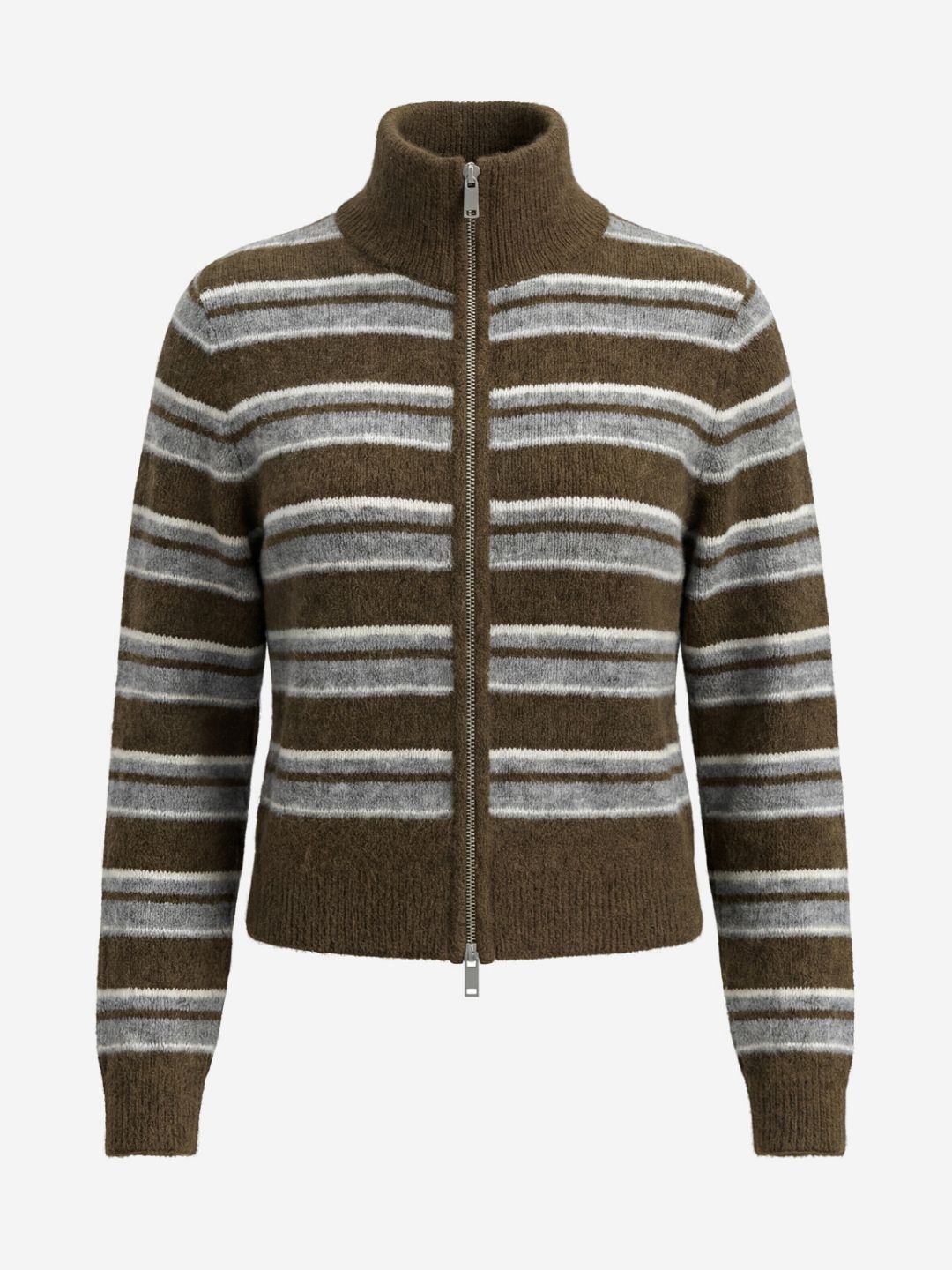 Envii ENBessie LS Cardigan Olive Stripe