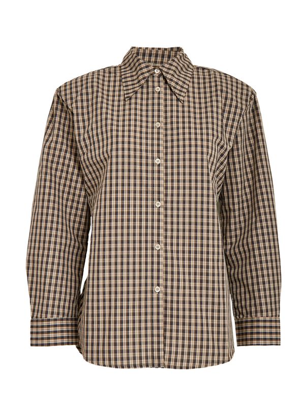 Minus MSSylvie Shirt Tiramisu Checked