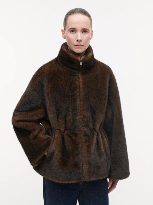 Studio AR FRANKIE Faux Mink Olive
