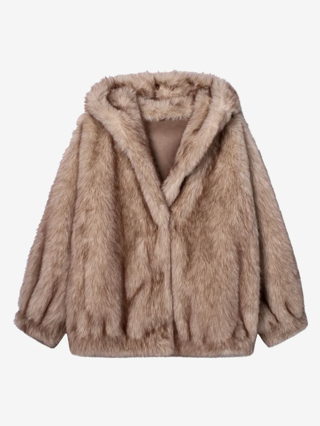 Studio AR HAILEY Long Faux Mink Beige