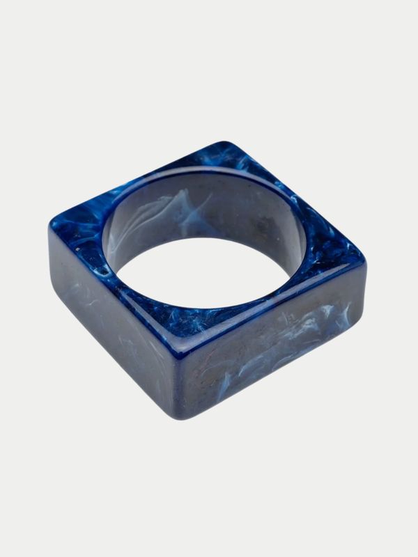 Bow19 Big XL Square Bracelet Dark Blue