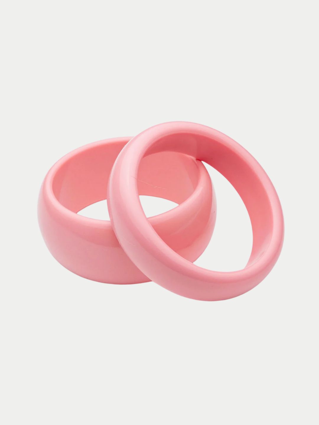 Bow19 Big Bracelet 2 Set Light Pink