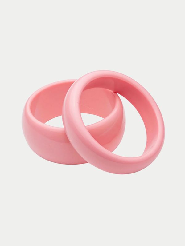 Bow19 Big Bracelet 2 Set Light Pink