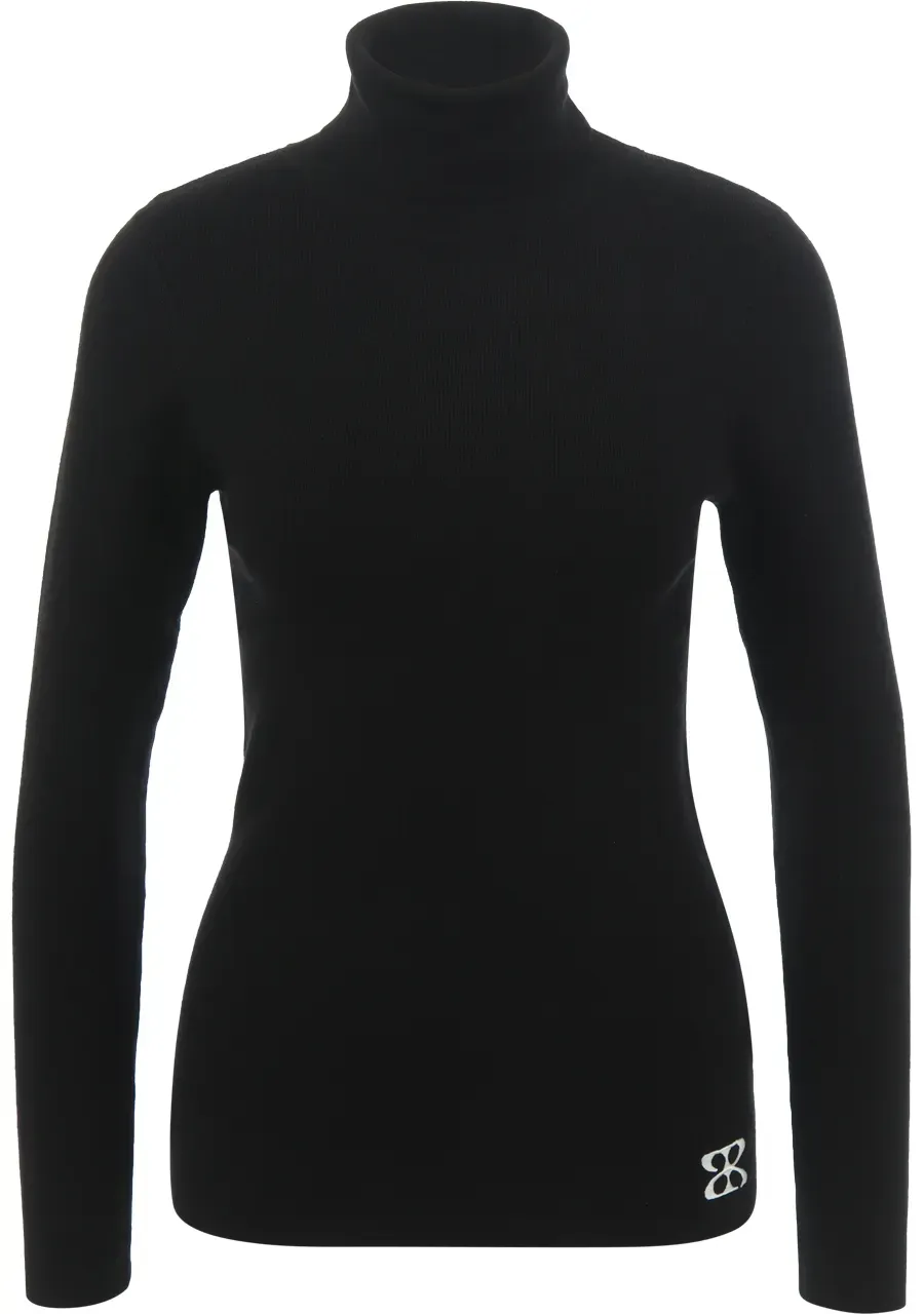 Studio AR AVA Viscose Blend Knit Black