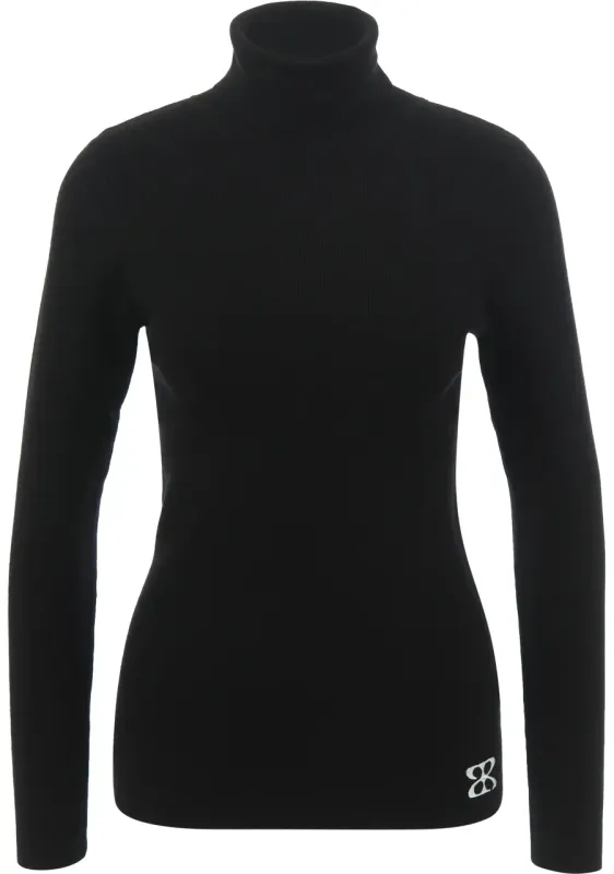 Studio AR AVA Viscose Blend Knit Black