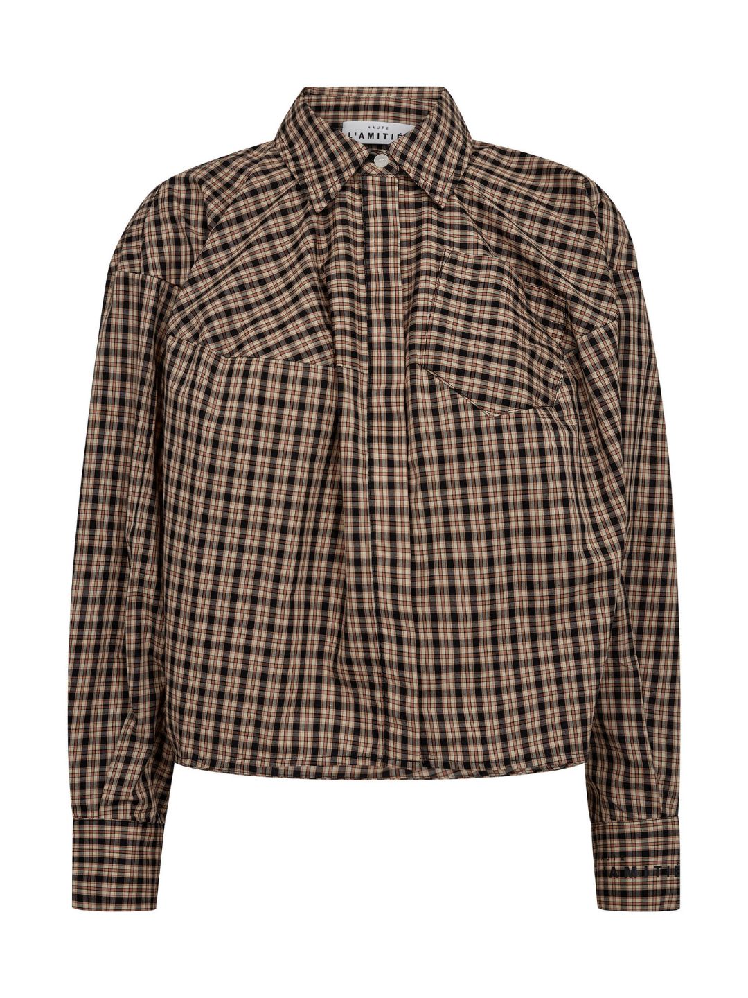 Haute L'Amitie Sophie Dessert Check Shirt