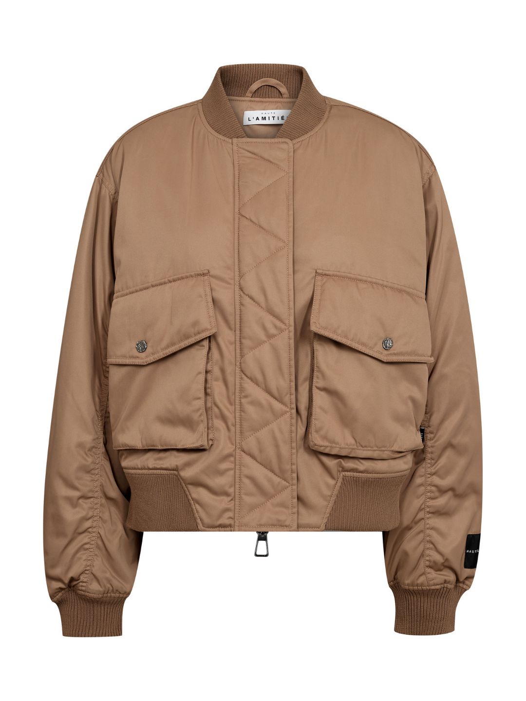 Haute L'Amitie Bailey Zipper Bomber Dessert