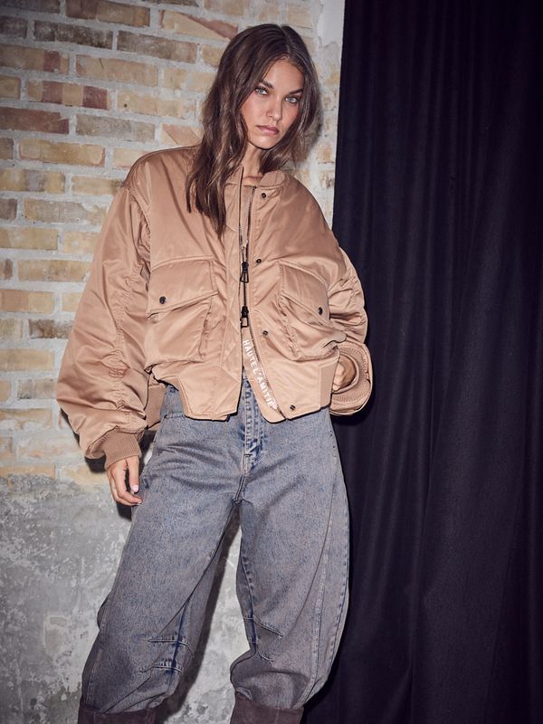 Haute L'Amitie Bailey Zipper Bomber Dessert