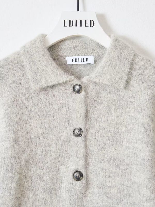 EDITED Callie Polo Shirt Light Grey
