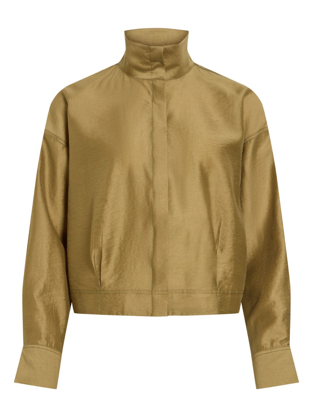 ROUGE EDIT ROUSTINA High Neck Shirt Gothic Olive