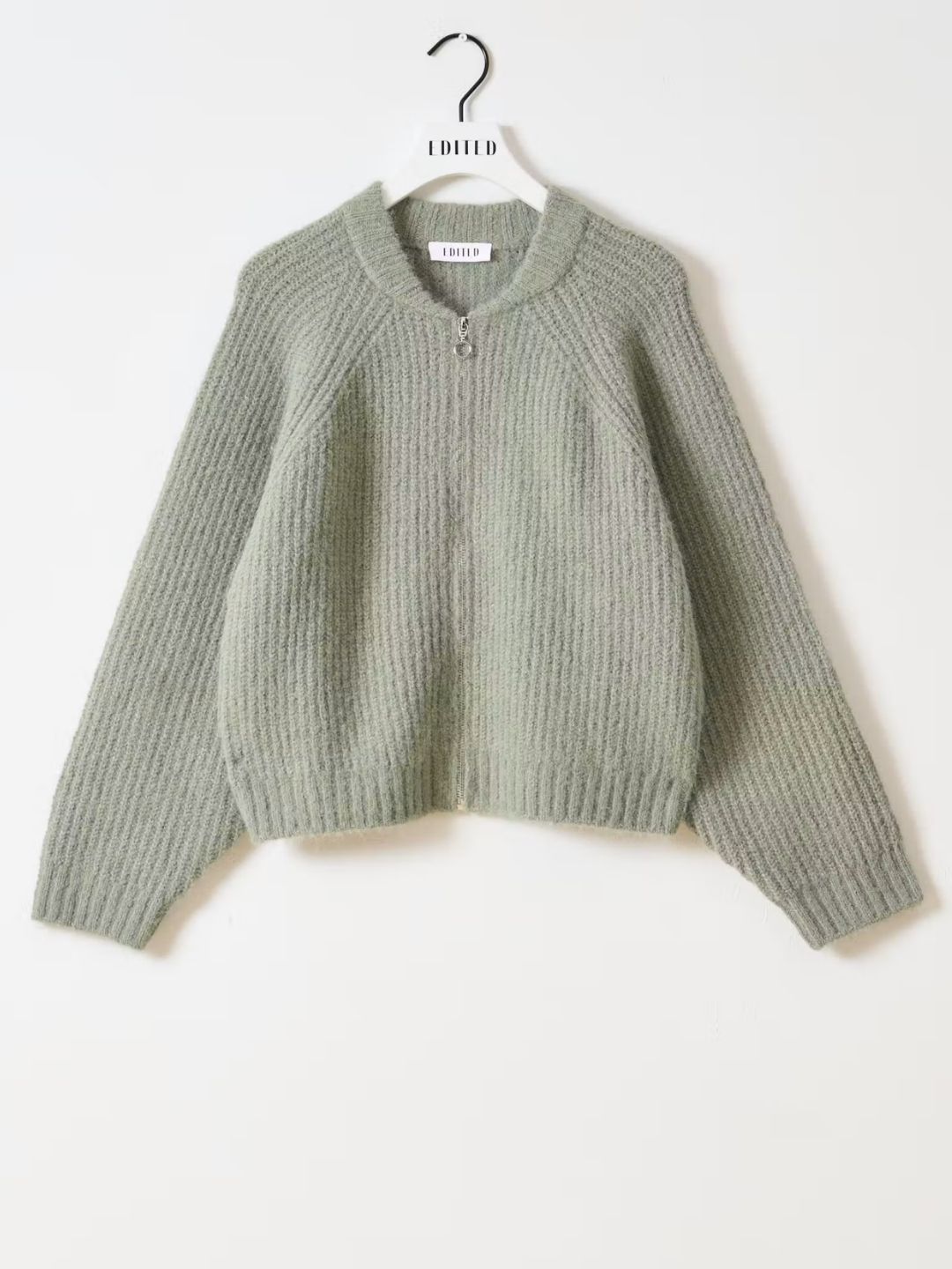 EDITED Rani Bomber Cardigan Shadow