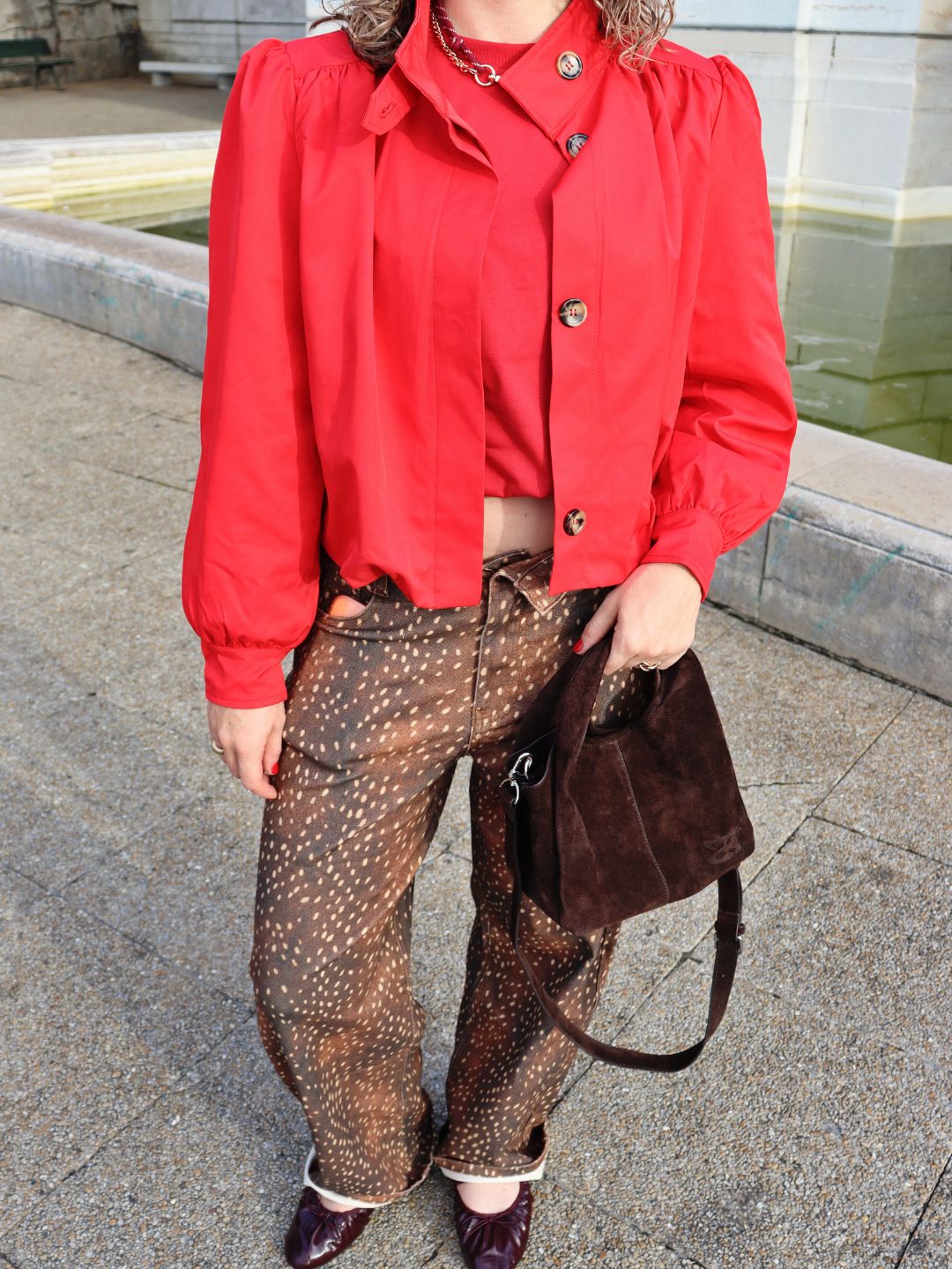 BY DOUS Rosie Jacket Red
