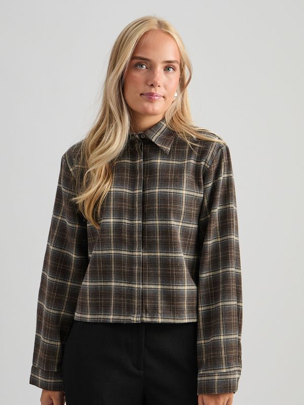 Minus MSRegine Shirt Tiramisu Checked