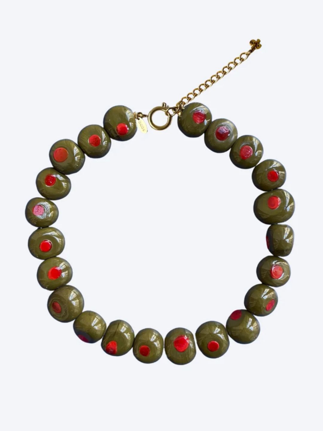Babs The Label Olive Branch Necklace
