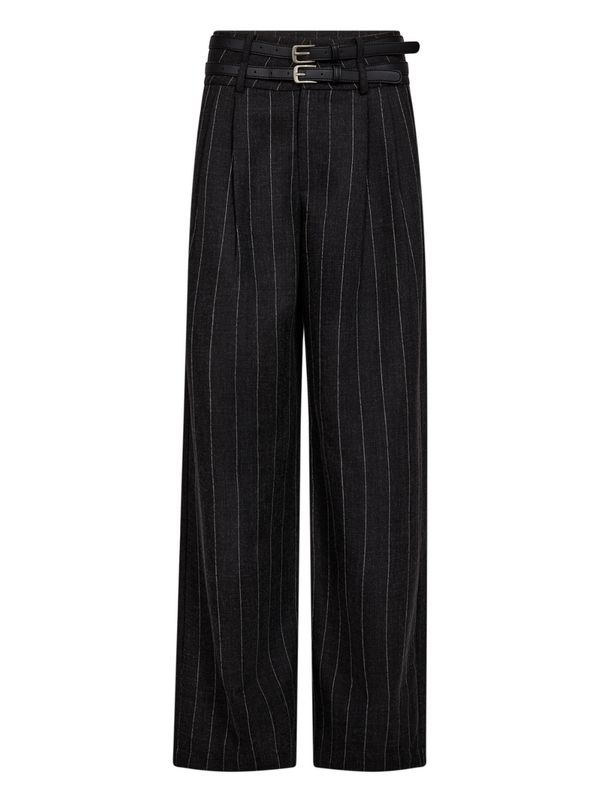 Haute L'Amitie Ivanna Belt Tall Pant Dark Grey