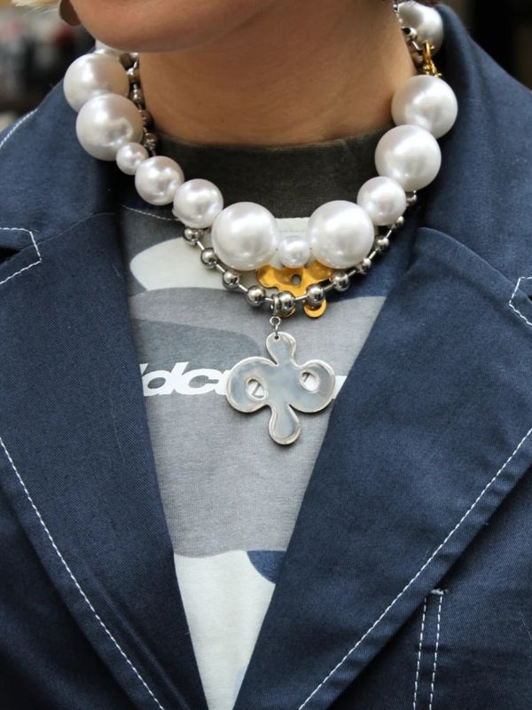 Babs The Label Big Pearl Necklace