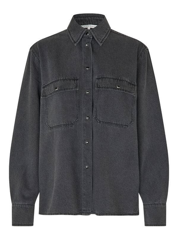 Second Female Irvana Denim Shirt Pewter