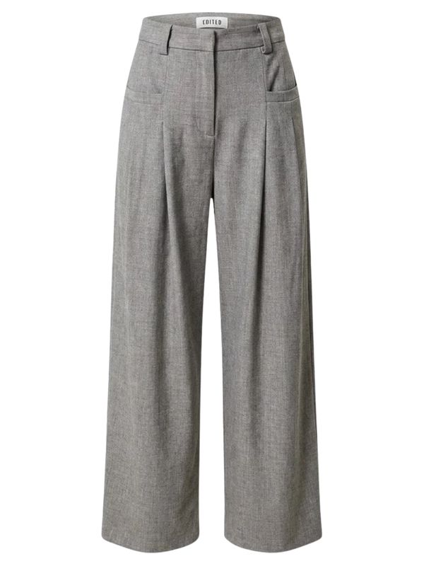 EDITED Marou Trousers Grey Melange