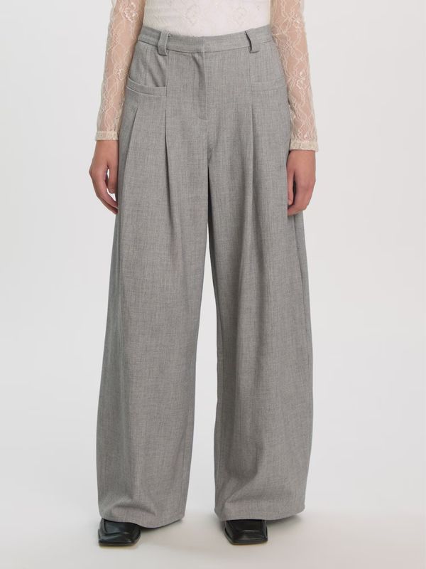 EDITED Marou Trousers Grey Melange