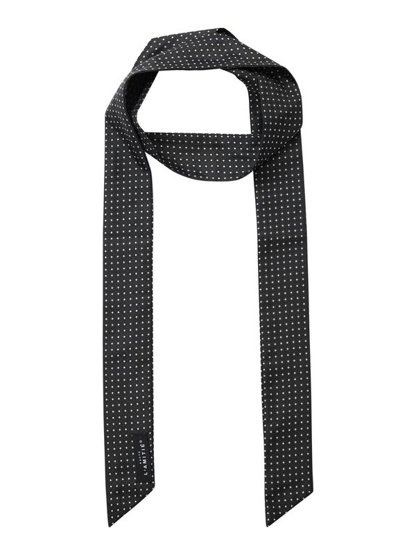 Haute L'Amitie Rhomb Tie Scarf Black