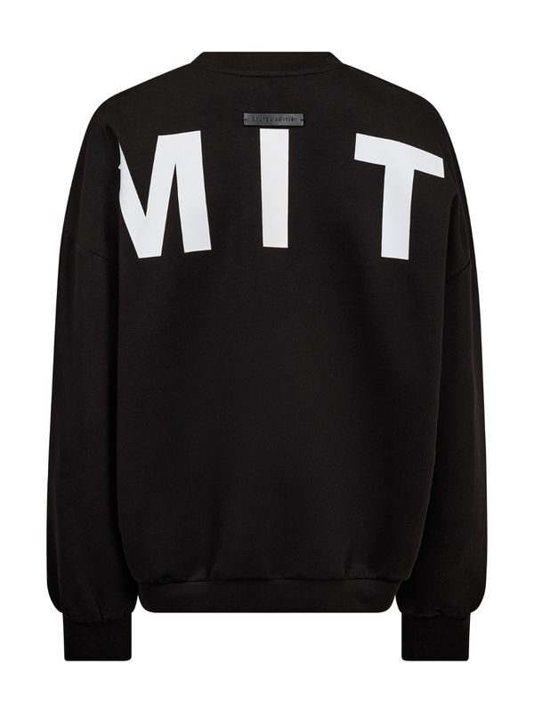 Haute L'Amitie Maxi Split Logo Sweat Black
