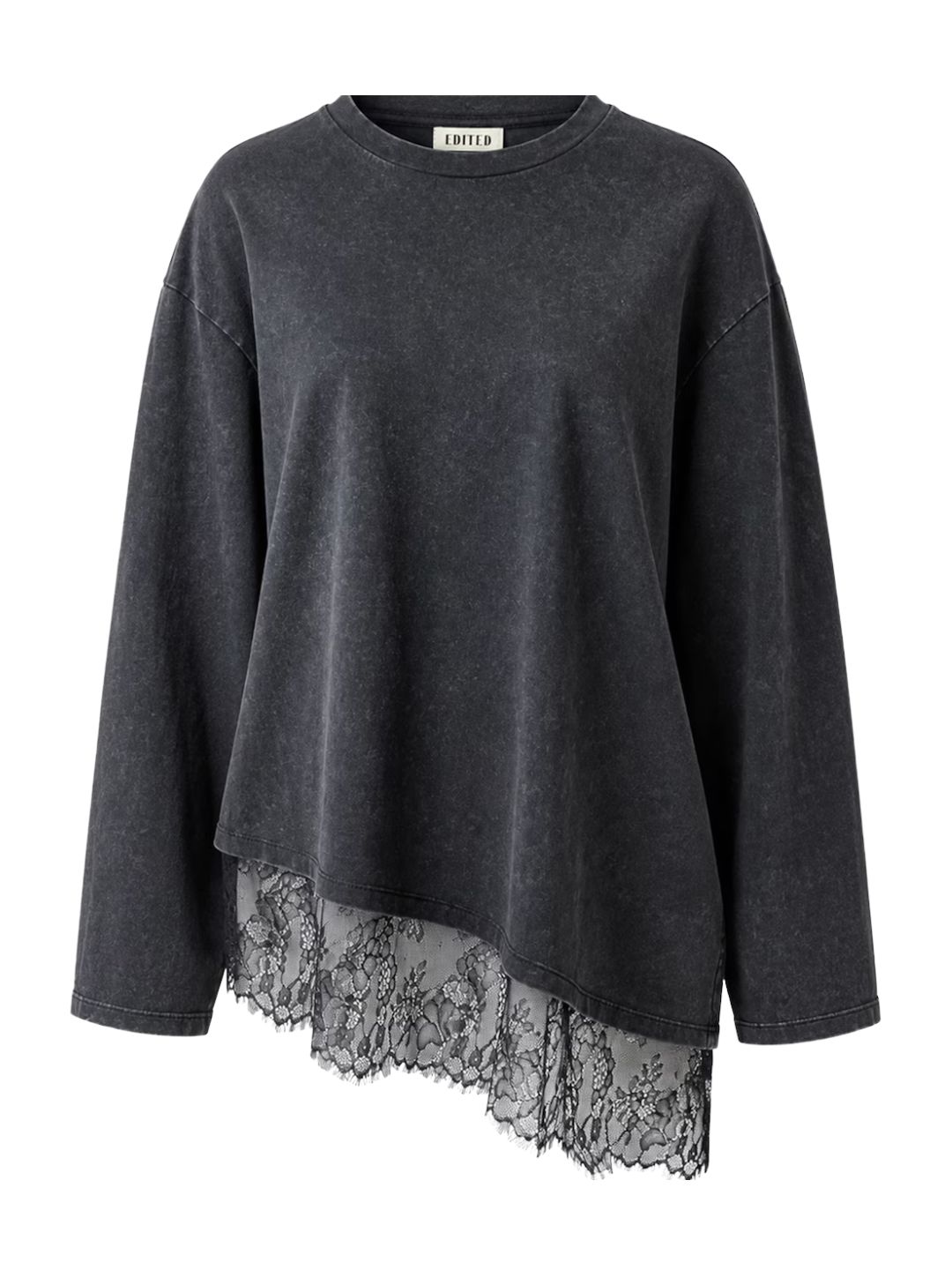 Edited Kimber Longsleeve Black Acid Wash
