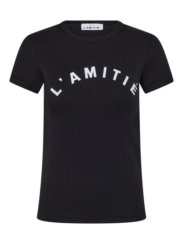 Haute L'Amitie Clean Logo Tee Black
