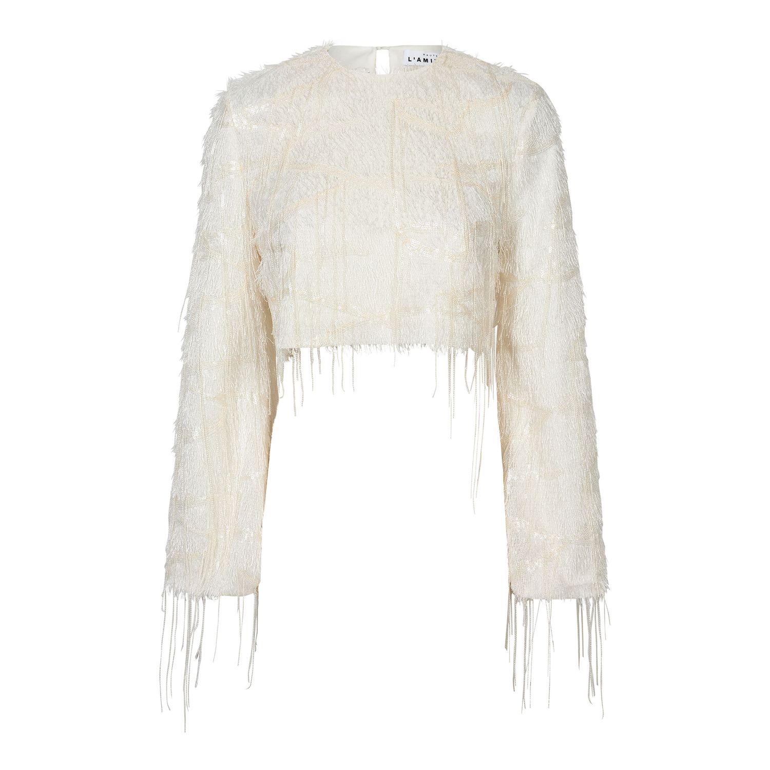 Haute L'Amitie Sequin Fringe Blouse