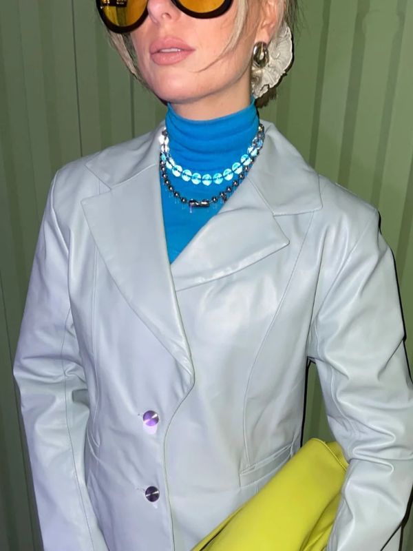 Babs The Label Bubblegum Necklace Blue