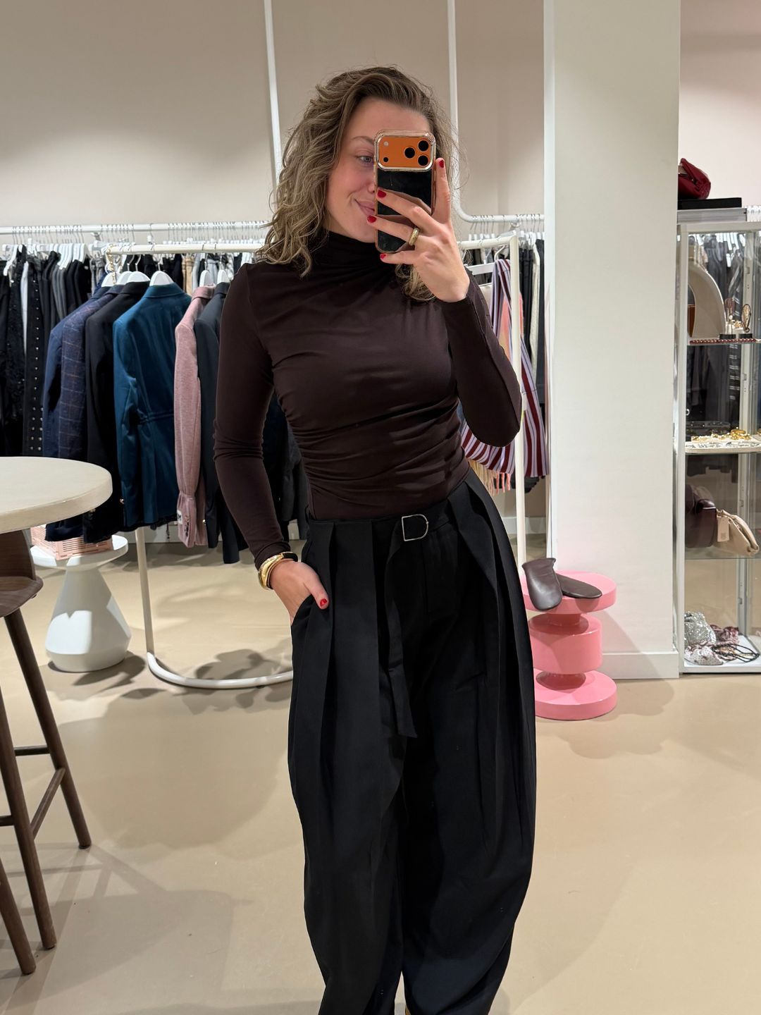 Edited Faye Longsleeve Black Coffee