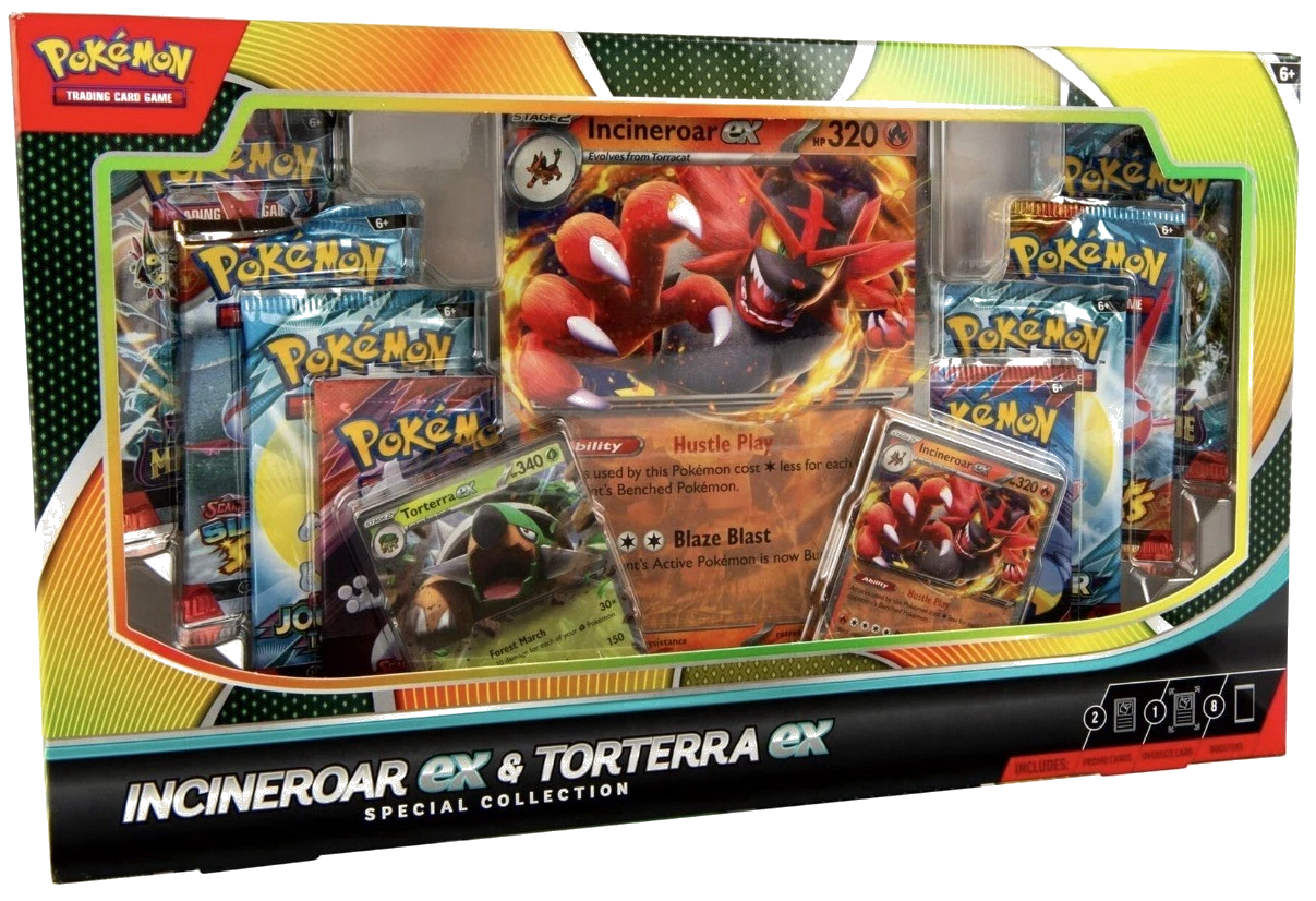 Pokémon TCG Incineroar EX &amp; Torterra EX Special Collection