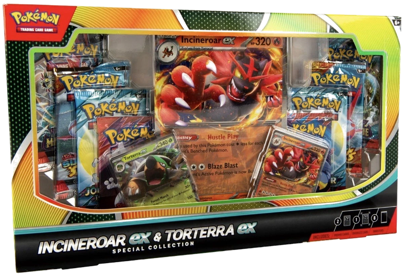 Pokémon TCG Incineroar EX & Torterra EX Special Collection Pokémon TCG Incineroar EX & Torterra EX Special Collection