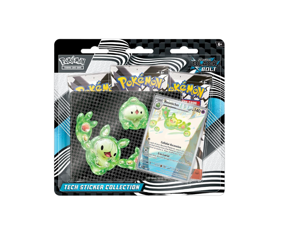 Pokémon TCG Black Bolt Tech Sticker Collection