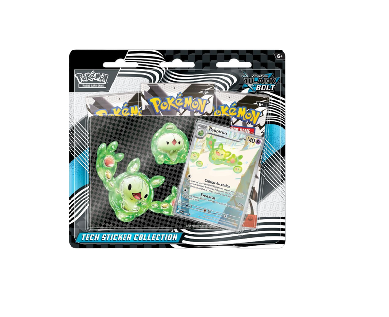 Pokémon TCG Black Bolt Tech Sticker Collection Pokémon TCG Black Bolt Tech Sticker Collection