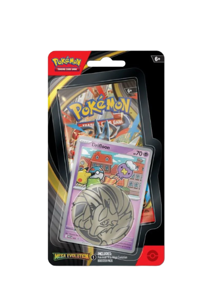 Pokémon TCG Mega Evolution Base Set Single Booster Checklane Blister (One At Random) Pokémon TCG Mega Evolution Base Set Single Booster Checklane Blister (One At Random)