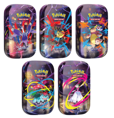 Pokémon TCG Mega Evolution Base Set Heroes Mini Tin (One At Random)
